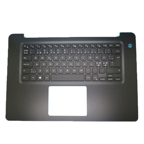 Laptop Palmrest For DELL Vostro 5581 V5581 0K8CNV K8CNV 044CPV 44CPV 460.0FK07.0001 With Backlit Nordic NE Keyboard Black Upper Case New