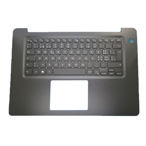 Laptop Palmrest For DELL Vostro 5581 V5581 0K8CNV K8CNV 062RGR 62RGR 460.0FK07.0001 With Backlit Swiss SW Keyboard Black Upper Case New