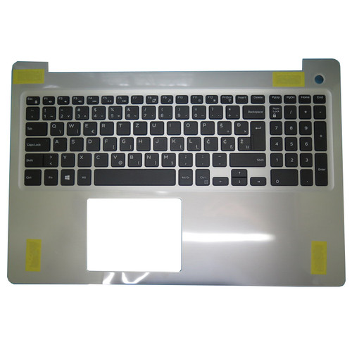 Laptop Palmrest For DELL Inspiron 15 5570 5575 0MR2KH MR2KH 07TVN0 7TVN0 Without Backlit Slovenian SL Keyboard Silver Upper Case New