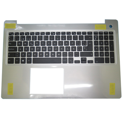 Laptop Palmrest For DELL Inspiron 15 5570 5575 0MR2KH MR2KH 06JXWJ 6JXWJ Without Backlit Spanish SP Keyboard Silver Upper Case New