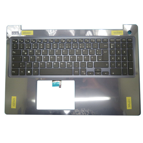 Laptop Palmrest For DELL G3 3579 07TMPH 7TMPH 0K4V14 K4V14 With Backlit German GR Keyboard Blue Upper Case New