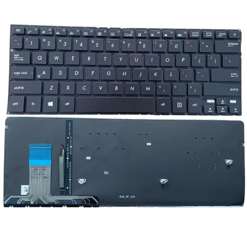 Laptop Keyboard For ASUS UX330UA UX330UAK United States US BLACK Without frame With Backlit