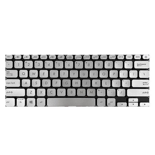 Laptop Keyboard For ASUS S330UA S330FA S330FL S330FN Without Frame US United States English Silver With Backlit 