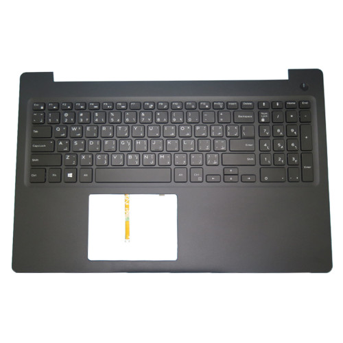 Laptop Palmrest For DELL Latitude 3590 E3590 0V5YGX V5YGX 0NJ39W NJ39W with backlit Arabia AR keyboard black upper case new