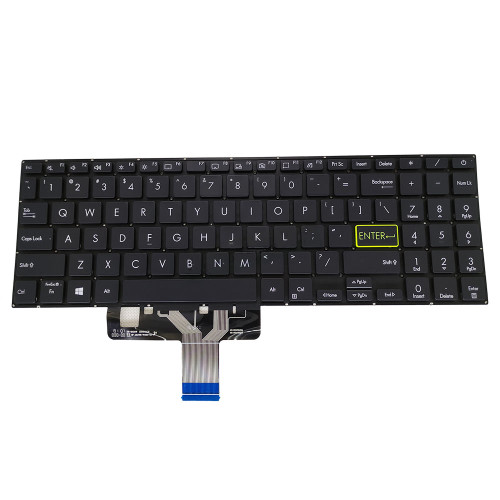 Laptop Keyboard For ASUS S533F S533FA S533FL S533JQ United States US Without Frame Black