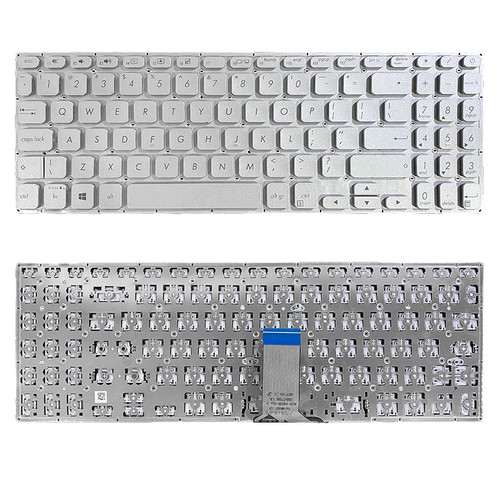 Laptop Keyboard For ASUS S5300FA S5300FN S5300UA S5300UF S5300UN United States US Without Frame Silver