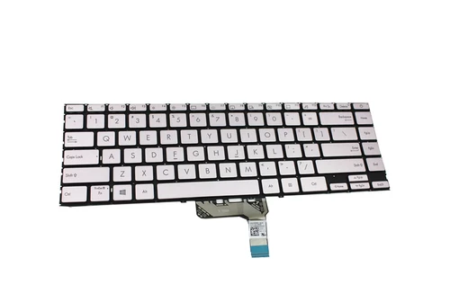Laptop Keyboard For ASUS BX425 BX425JA UM425JA RX425JA United States US Silver With Backlit