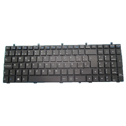 Laptop Backlit Keyboard For CLEVO W370ET MP-13H86E0J4301 6-80-W6700-160-1GA Spanish SP Black NO Frame