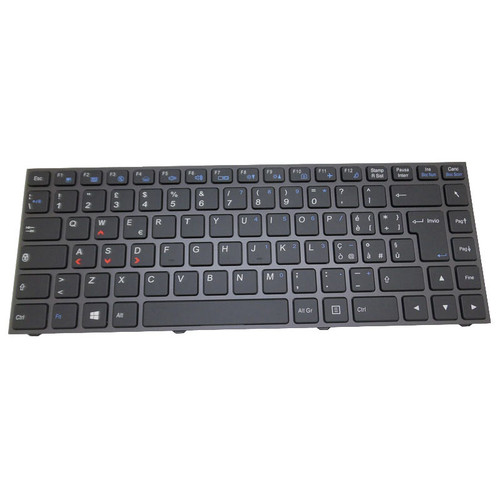 Laptop Keyboard For CLEVO P640HJ P640HK1 P640RE P640RF P641HJ P641HK1 P641RE P641RF N230WU N232WU Italy IT Gray Frame And Backlit