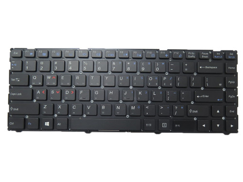 Laptop Backlit Keyboard For CLEVO P640HJ P640HK1 P640RE P640RF P641HJ P641HK1 P641RE P641RF N230WU N232WU Korean KR Black NO Frame