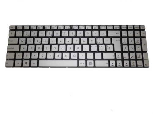 Laptop Keyboard For ASUS N751JK N751JX R751JK R751JX With Backlit SW Swiss Silver