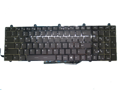 Laptop Keyboard For MEDION ERAZER X7835 MD99062 MD99122 MD99107 MD99063 MD99284 MD99286 MD99122 MD99121 MD99179 MD99178 Black With Frame With Backlit Italian IT