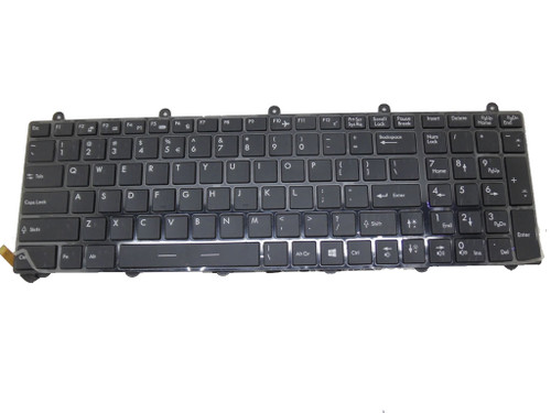 Laptop Keyboard For MEDION ERAZER X7827 MD98417 Black With Frame With Backlit United States US