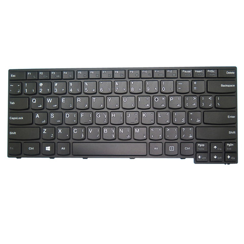 Laptop Keyboard For Lenovo K41-70 K41-80 E40-30 E40-70 E40-80 E41-70 E41-80 Arabia AR 25215357 V-147420AS1-AR PK1314M2A06 25215327 MP-13Q23A0-686 PK1314M1A06 With Black Frame New
