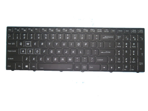Laptop Keyboard For Hyrican Striker 1573 17.3" United States US With Frame With Backlit