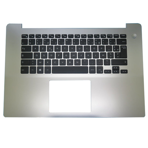 Laptop Palmrest For DELL Inspiron 5580 5585 0XT01X XT01X 0XDF09 XDF09 Without Backlit French FR Keyboard Silver Upper Case New