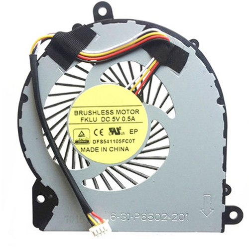 4PIN Laptop DFS541105FC0T FKLU GPU FAN For CLEVO PA70HP PA70HS-G PA71HS PA70HP PA70HP6-G PA71HP6 DFS541105FC0T-FKLU 6-31-P6502-201 BRUSHLESS FKLU