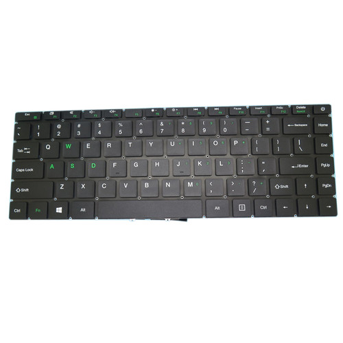 Laptop Non-backlit version Keyboard For Teclast F7S English US Black NO Frame (ASDW Green)