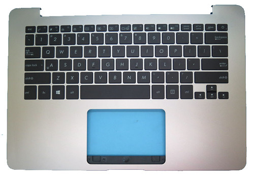 Laptop Palmrest&Keyboard For ASUS U4100UN U4100UNR U4100UQ With Gold top case and brown & Backlit United States US keyboaed