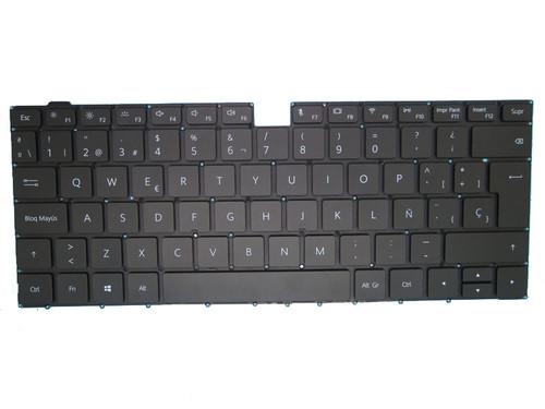 Laptop Keyboard For HUAWEI MagicBook 15 Boh-WAH9AHN Boh-WAE9AHN Black Spanish SP With Backlit