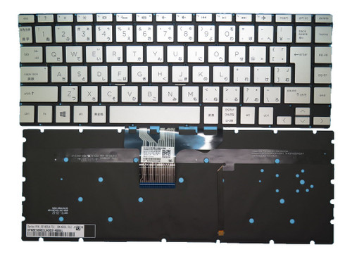 Laptop Keyboard For HP 13-AN000 9Z.NECBQ.A0J Without Frame Japanese JP Silver with backlight