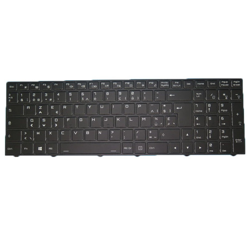 LED PER KEY Laptop Keyboard For CLEVO PA70 PA71 PA70EP6(-G) PA71EP6(-G) PA70ES(-G) PA71ES(-G) Colourful Backlit Belgium BE Black Frame