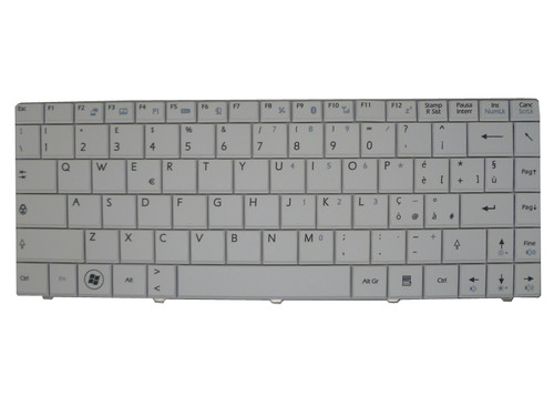 Laptop Keyboard For MSI CR400 CR400X CR401 EX460 EX460X EX461 L2300 U200 U210 U210X U230 U250 X300 X320 X340 X340X X400 X400X X410 X410X X430 X610 White Italy IT