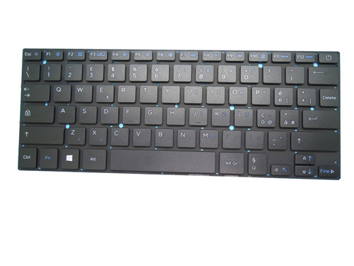 Laptop Replacement Keyboard For Microtech e-book Lite EBL14B Italy IT Without Frame Black New