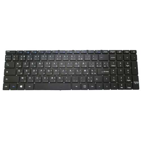 Laptop Keyboard MB3661004 YXT-NB93-134 Arabic French AR-FR Black Without Frame New