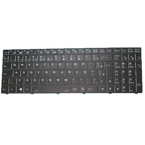 Laptop Backlit Keyboard For CLEVO N150CU N150ZU N151CU N151ZU N152CU N152ZU Brazil BR Black Frame