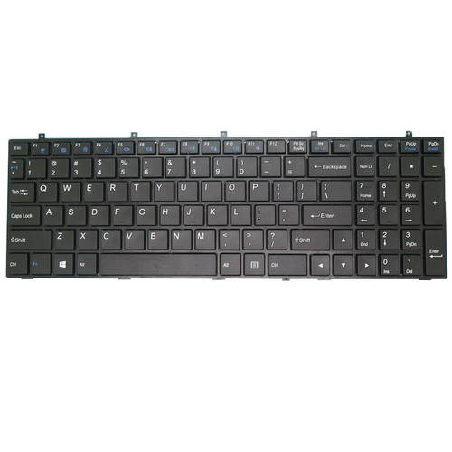 Laptop Keyboard For DEXP Atlas H103 English US With Black Frame New