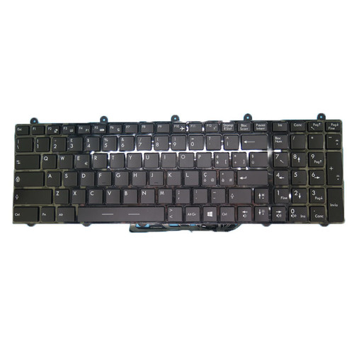 Used Laptop NO Backlit Keyboard For MSI GT60 GT70 V123322CK GT60 0NC 0ND 0NE 0NF 0NG 0NR 2OC 2OD 2OJ 2OK 2PC 2PE GT70 2OC 2OD 2PC 2PE 2QD Italy IT NO Frame