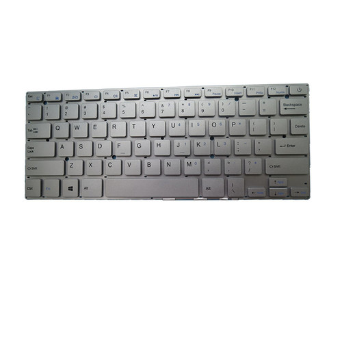 Laptop Keyboard For Haier A1410EM Without Frame Silver United States US