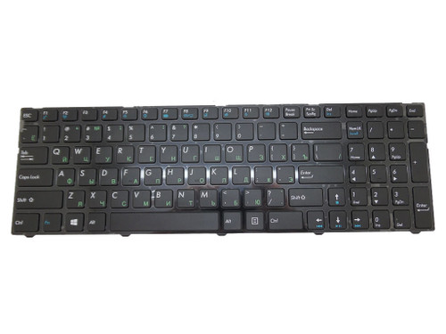 Laptop Keyboard For Medion Erazer P7644 DM99650 Black With Frame RU Russian