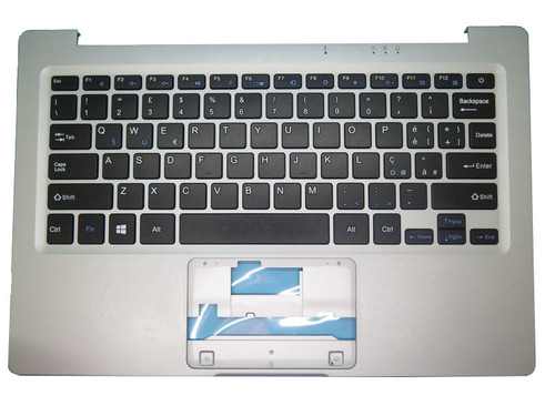 Laptop PalmRest&keyboard For JQY1305-SSD Y1302-CK YXT-NB93-48 MB27716008-BZ Silver Top Case Italian IT keyboard