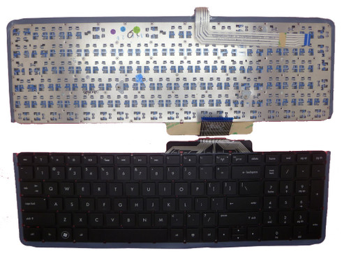 Laptop Keyboard For HP For ENVY 17-3000 black Without frame United States US V128026AS version 1