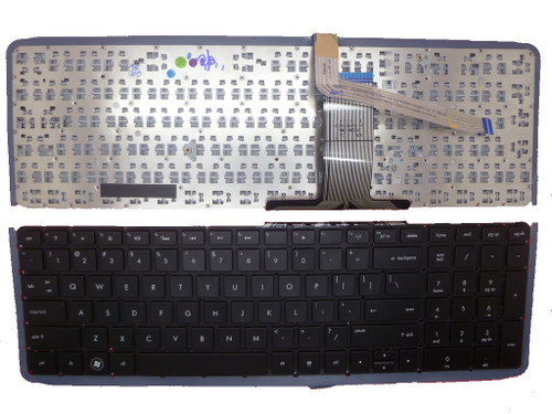 Laptop Keyboard For HP For ENVY 17-3000 black Without frame United States US V128026AS