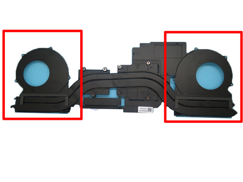 Laptop Heatsink For Gigabyte For AERO 15 15W 15X 27430-65X90-K00S Used