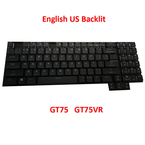 90% New Mechanical Keyboard For MSI GT75 MS-17A3 MS-17A6 GT75VR MS-17A2 OS1-17A2001 OS117A2001 English US Colourful Backlit