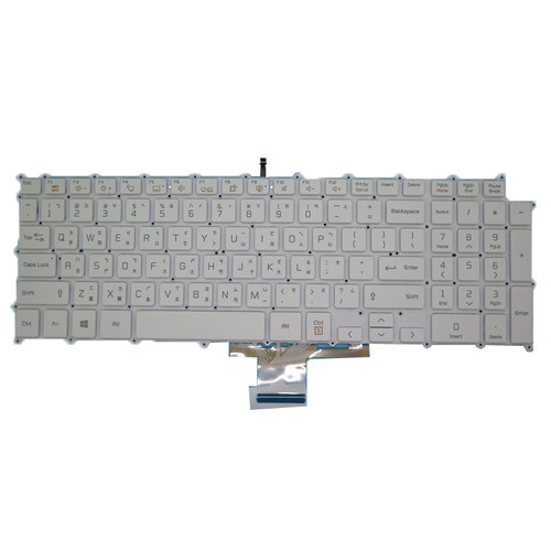 Laptop With Backlit White Keyboard For LG 17Z90N 17Z90N-V.AA75V3 AA74J AA77G AA78B 17Z90N-V.AH75A1 17Z90N-V.AH75A2 AH75A5 AH78B AH78B4 17Z90N-V.AP77G Traditional Chinese TW NO Frame