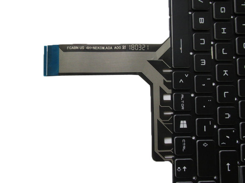 Laptop With Backlit Keyboard For MSI Bravo 17 / 17 A4DDR MS-17FK Italy IT Black NO Frame New