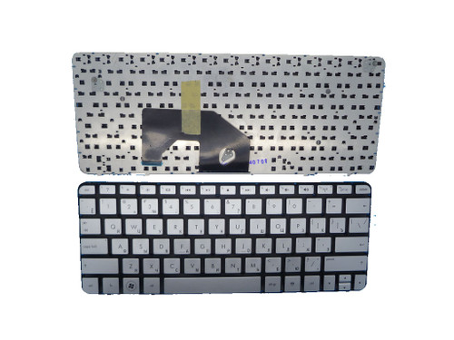 Laptop Keyboard For HP MINI210-2000 210-2100 Without Frame Silver Russian RU 622344-251