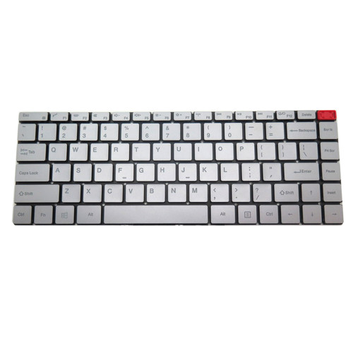Laptop Keyboard MB30010008 XK-HS062 English US Silver With Backlit New
