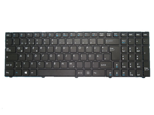 Laptop Keyboard For MEDION AKOYA P7649 MD60817 MD60825 MD60826 MD61046 Black With Frame German GR