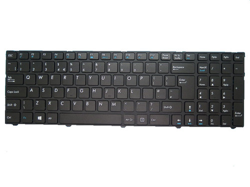 Laptop Keyboard For MEDION AKOYA P7649 MD60817 MD60825 MD60826 MD61046 Black With Frame United Kingdom UK