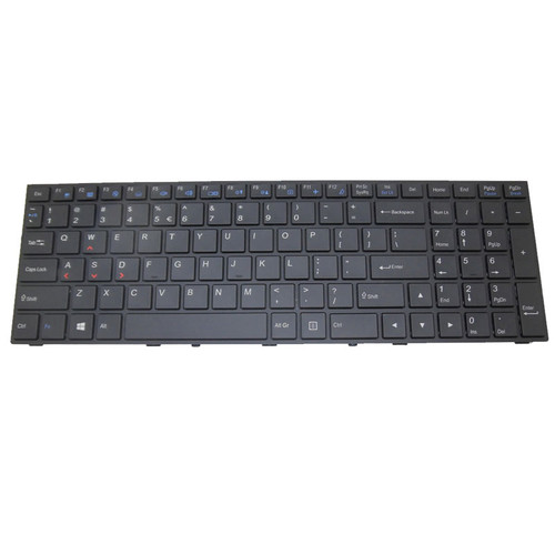 Laptop Monochrome White Backlit Keyboard For Eluktronics P670RP6 P670RP6-G P670RS P670RS-G English US Black Frame New