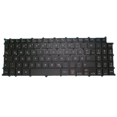 Laptop Keyboard For LG 15Z90N-V.AR52Y 15Z90N-VR50K VR3IK VR5IK VA7BK 15Z90N-U.ARS5U1 AAS7U1 AAS9U1 15Z90N-R.AAS8U1 AAS9U1 15Z95N 15Z95N-G.AA78B 15Z90C German GR Black NO Frame & With Backlit