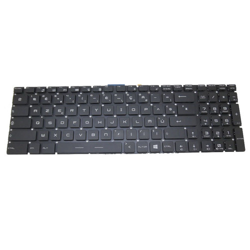 Laptop Backlit Keyboard For MSI WT73VR 7RM MS-17A1 WT73VR 7RM-648US WT73VR 7RM-1211US MS17A1 German GR No Frame