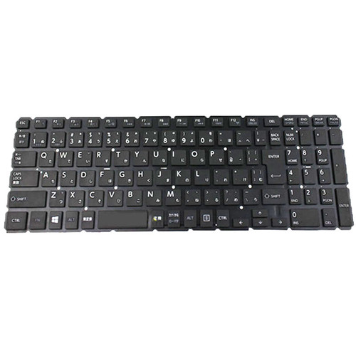 Laptop Keyboard For Toshiba Dynabook AZ15/VB AZ45/TR AZ55/TR AZ55/UB AZ55/UR AZ55/VB AZ55/VR AZ65/TB AZ65/TR AZ65/UB AZ65/UR AZ65/VB AZ65/VR Japanese JP JA Black Without Frame New