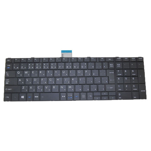 Laptop Keyboard For Toshiba Dynabook B353/21JW B353/21KW B353/23JW B353/25JW B354/23KW B354/25KW B354/27KW PB35321JSNWW PB35321JSWWW PB35321KSUWW Japanese JP JA Black Used